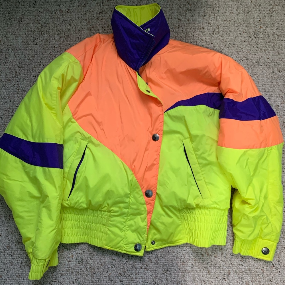 Retro puffy winter jacket